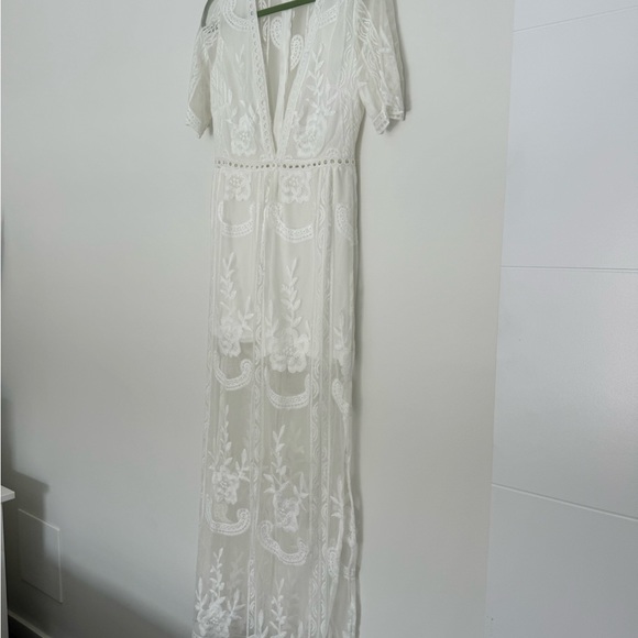 White lace romper -women’s small/medium - Picture 7 of 9